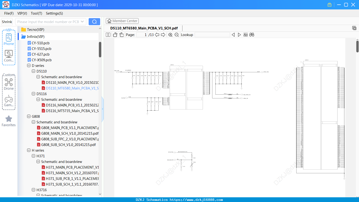 Infinix D5110_MT6580_Main_PCBA_V1_SCH